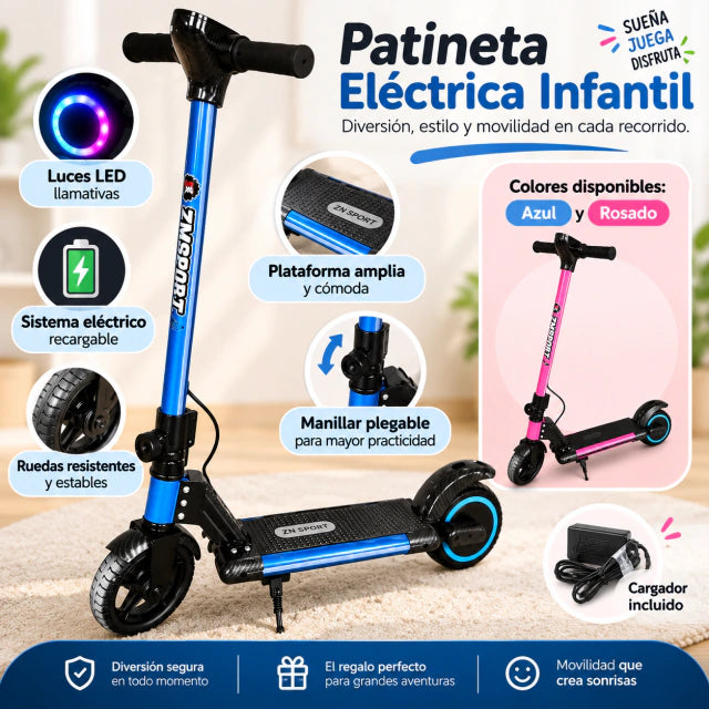 Patineta electrica niño o niña.