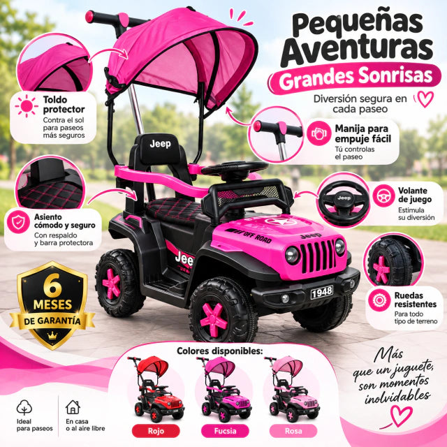 Jeep eléctrico thunder recargable.