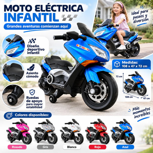 Moto eléctrica niño Nmax.