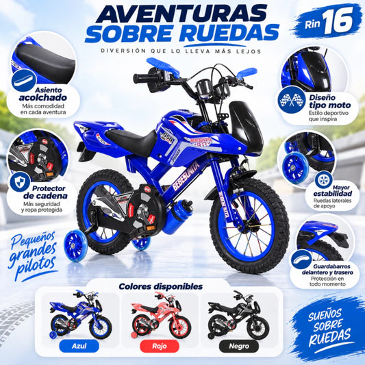 Bicimoto rin 16 careta.