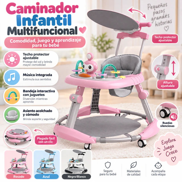 Caminador infantil multifuncional