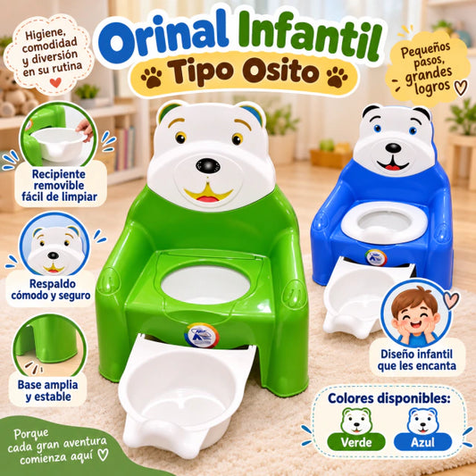 Silla sanitaria oso infantil