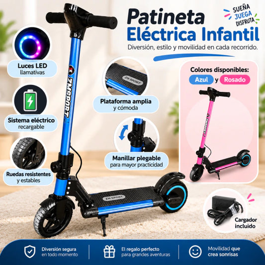 Patineta electrica niño o niña.