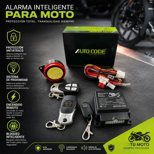 Alarma de proximidad para moto
