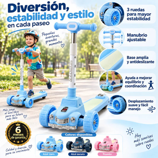 Scooter infantil 3 ruedas.