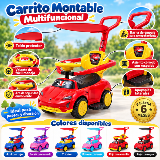 Carro montable fórmula1 niños.