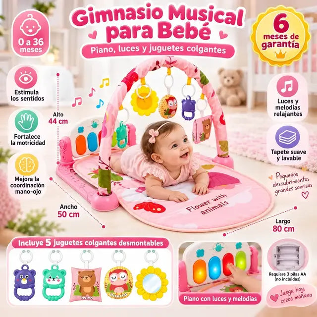 Gimnasio musical para bebé.