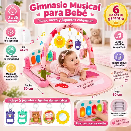 Gimnasio musical para bebé.